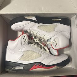 Jordan 5 Retro Fire Red Silver Tongue (2020)