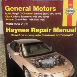 Haynes Repair Manual For General Motors 1(contact info removed)