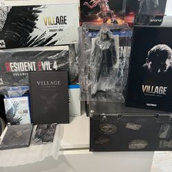 Resident Evil 8 Village Collector's Editions PS5 Games 9 requiem Chris Redfield statue  