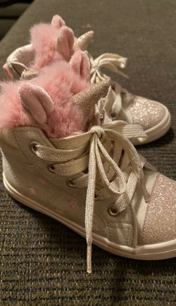 Unicorn Cat & Jack toddler shoe