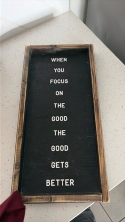 Black and white larger wooden print