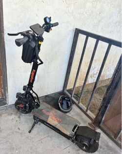 Muy buen patin lo compré y no lo use por lo fuerte que está corre como 50 millas por hora trai dos motores