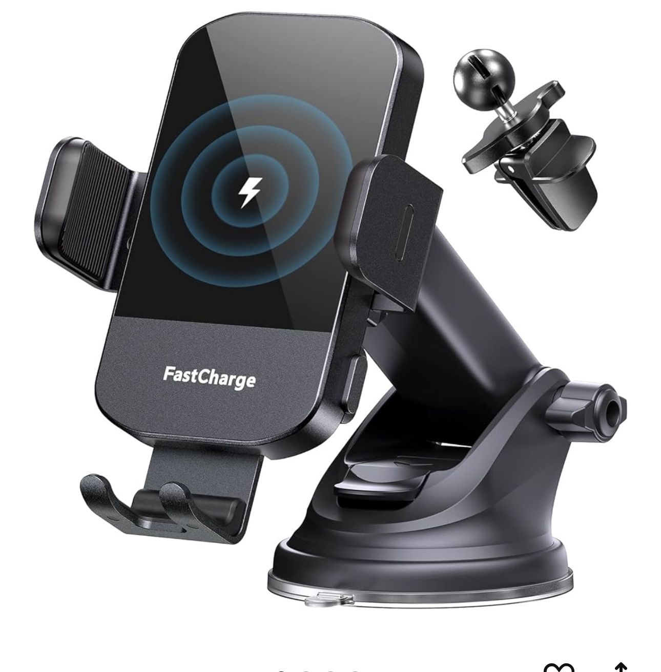 Brand New Wireless Car Charger, 15W Fast Charging Auto Clamping Car Charger Phone Mount Phone Holder