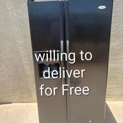 Whirlpool  Side By Side By Side Refrigerator 