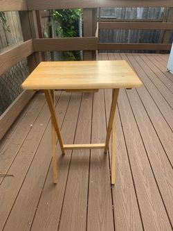 Target Rectangle Folding Portable TV Snack Serving Tray Table