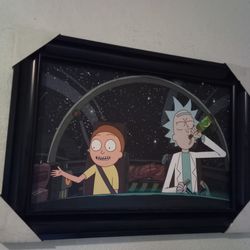Rick and Morty painting