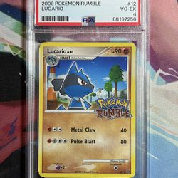 Lucario Pokemon Rumble Psa 4