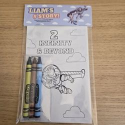 custom coloring/activity sticker sheets