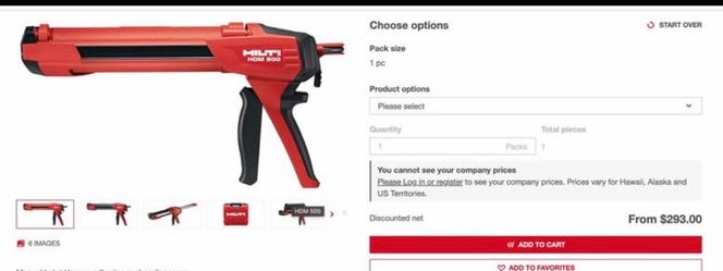 Hilti Dispensador manual HDM 500