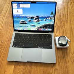 14 inches Apple Macbook Pro 2021 A2442 Gray macOS Tahoe M1 Pro RAM 16Gb SSD 512Gb Laptop with Microsoft Office Final Cut Logic Pro