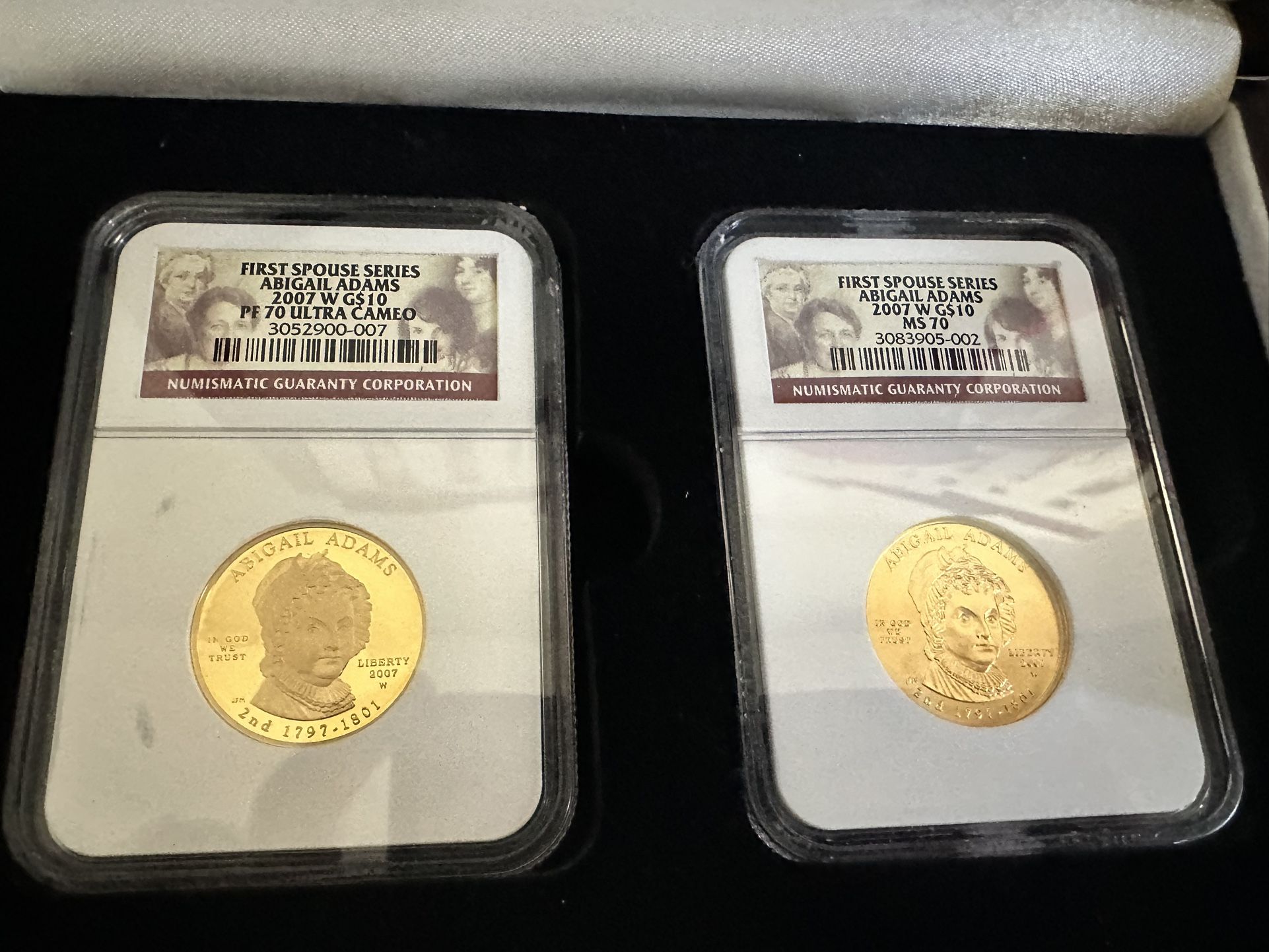 2x 1/2ozt NGC Graded Gold