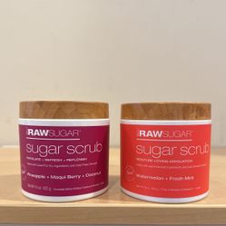 Raw Sugar body scrub 15 oz: $7 each