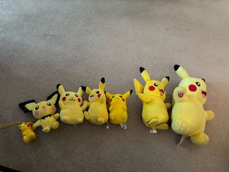 Pokemon Pikachu Plush $10&$5 each