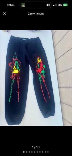 Sicko Born From Pain Sweat Pants Black Men’s Size Large Athletic Slim Fit Joggin make offer