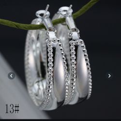 Sterling silver Earrings $20 each 