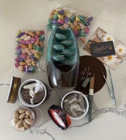 Kings Glen Ceramics Waterfall Incense Burner