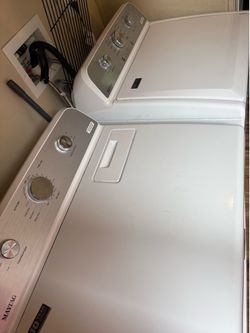 Maytag washer and dryer