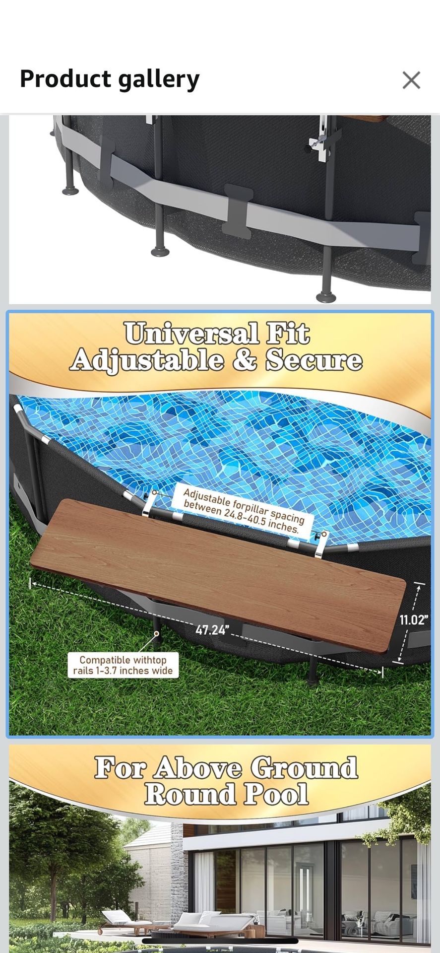 Above Ground Pool Bar
