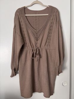 Knitted Woman Dress