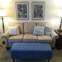 MLK Day Furniture Sale! Sofa Couch Ottoman Lamp Display Case & More