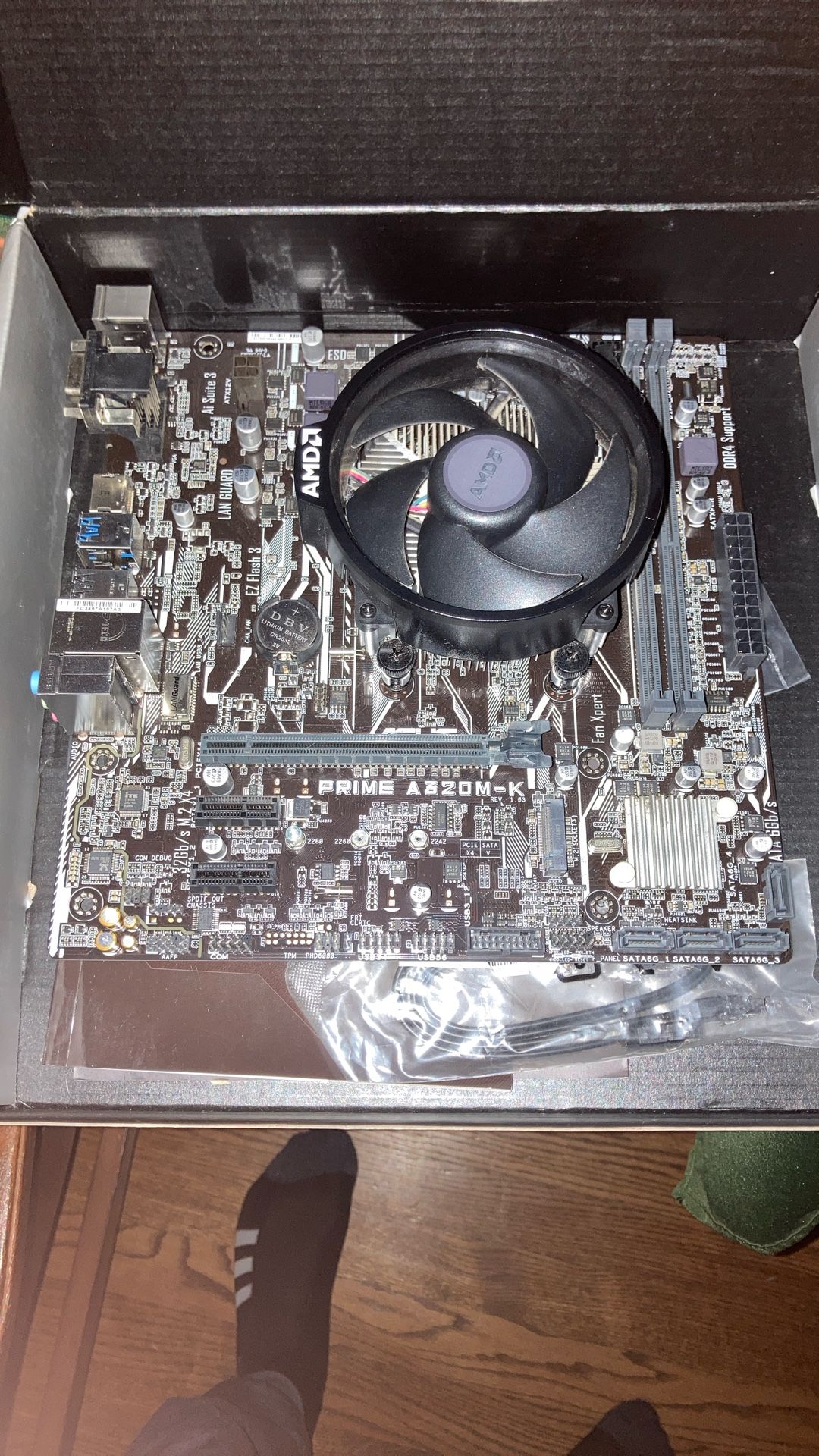 Asus Prime A320M-K And Ryzen 3 4100