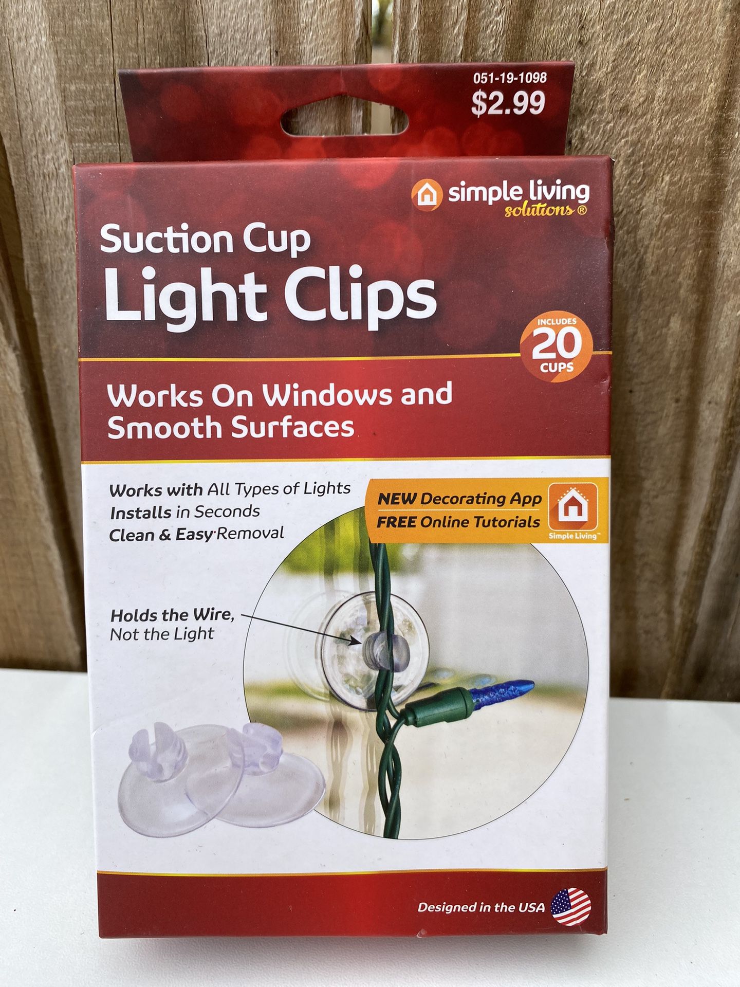 Suction Cup Light Clips Brand New Box