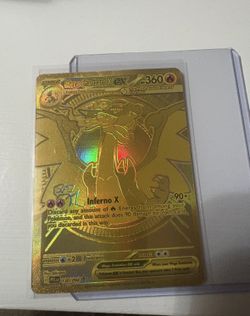 Mega golden charizard