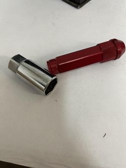Aluminum M12 x 1.25 20 Pcs 90mm Open End Lug Nut Set (red)
