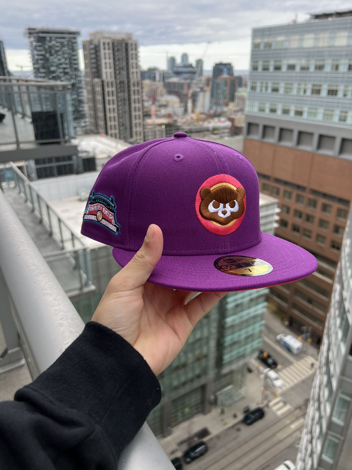 Size 7 1/2 — Hat Club Aux Pack Purple Chicago Cubs