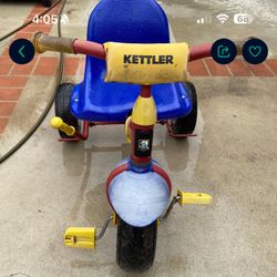 Kettle Tricycle With  Adjustable Seat And Optional Push Bat