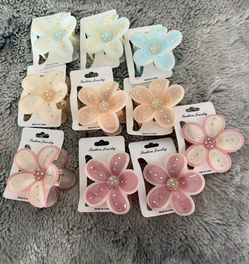 Flower hair clip