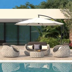 New. Outdoor set.