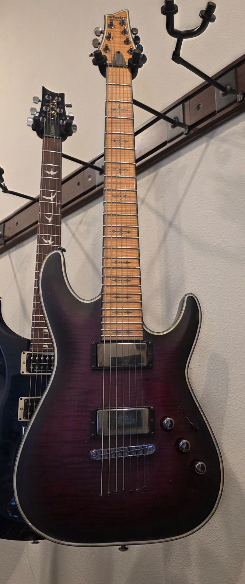 Schecter Diamond Series Hellraiser Extreme 7 string guitar