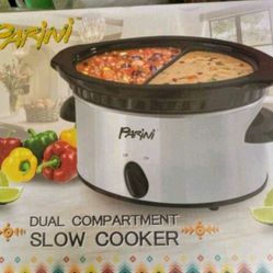 Dual Compartment Slow Cooker - NEW