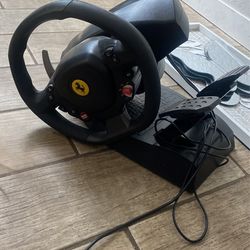 Theustmaster And Steering Wheel