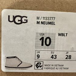 UGG Nuemel Fur Leather Boots SZ. 10