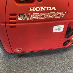 Honda EU 2000i Generator 