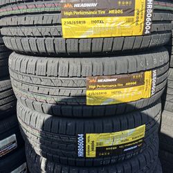 Vendo 235/65/R18 nuevas instacion y balance las 4 llantas por $370 📲📲