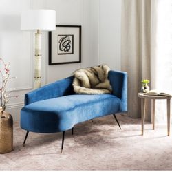 Safavieh Evangeline Velvet Parisian Sofa