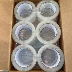 Packaging Tape 110 Yards x 1,8 Mil Clear 6 Rolls