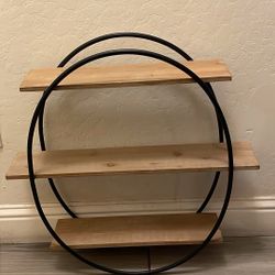 Brown With Black Shelf 