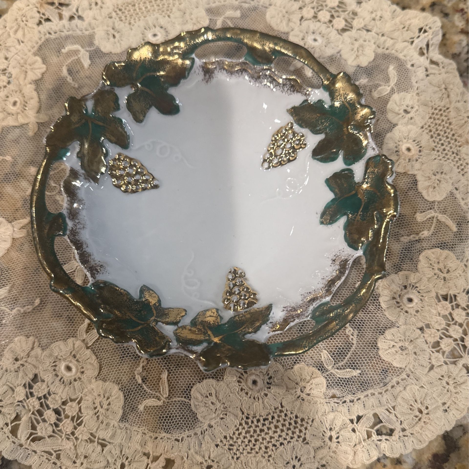Vintage Bone China Trinket Down - Made In Germany