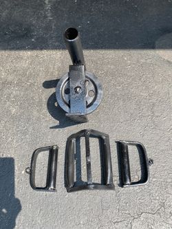 Hand made Pulley set up set up for lat pull, biceps, triceps, legs