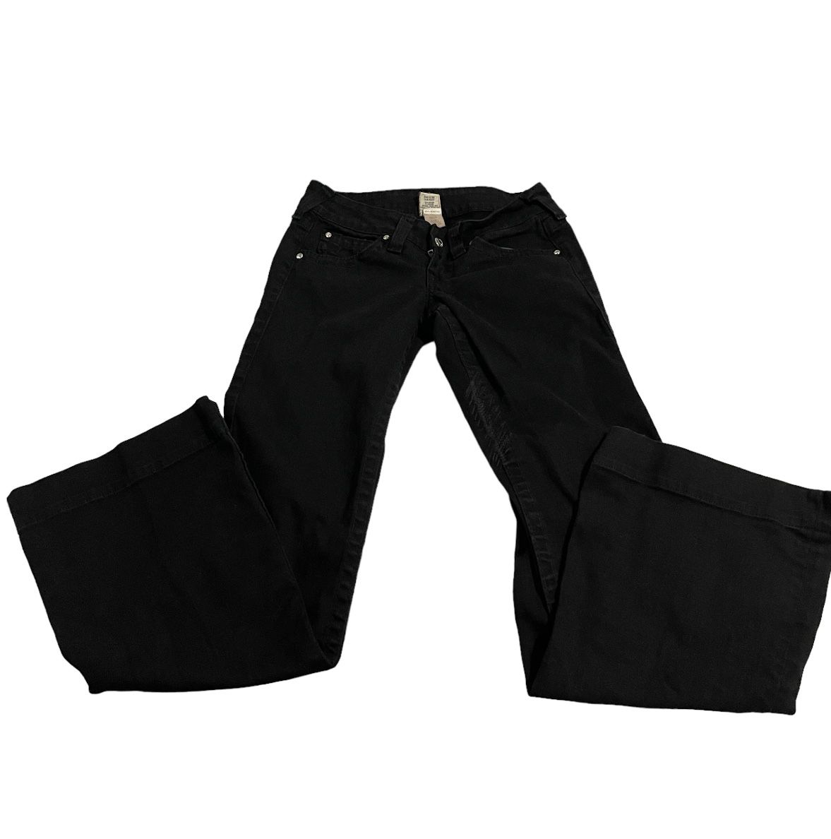 True Religion Jeans Women’s Size 27 Bootcut Disco Candice Rare Black World Tour