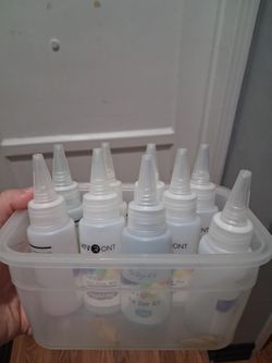Tye Dye 9 Piece New Bottles 