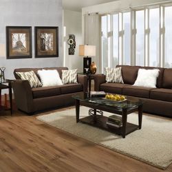 Brand New Beautiful Couch And Love Seat Set 