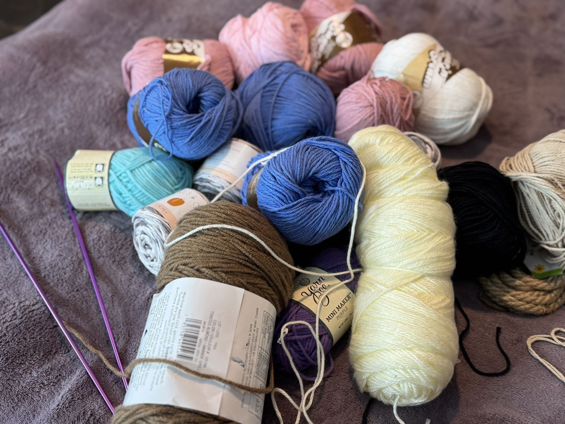 20 threads and two needles