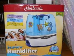 SUNBEAM SEAVIEW HUMIDIFIER W/ULTRASONIC Nursery Light Up Fish tank W/ MIST