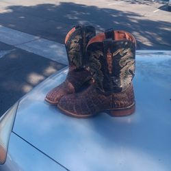 Dan Post Boots.  Square Toe Size 12 