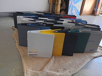 Hardcover looseleaf binders - inside pockets